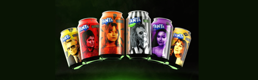 Campaña halloween Fanta X Bettlejuice